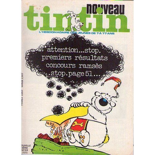 Nouveau Tintin Nouvelle Série N°59  N° 199