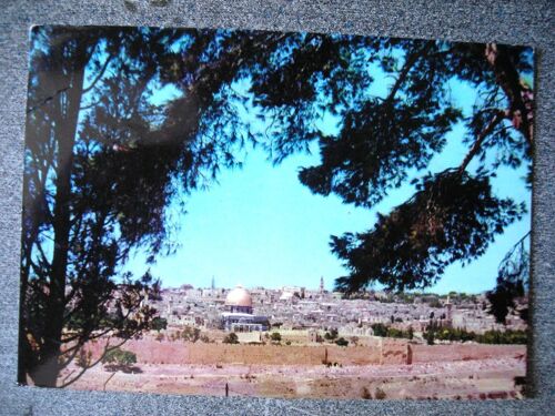 Carte De 1965 Jerusalem L'ancienne Ville Ville Entourée Des Hauts Murs
