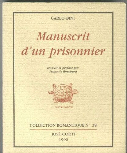 Manuscrit D'un Prisonnier