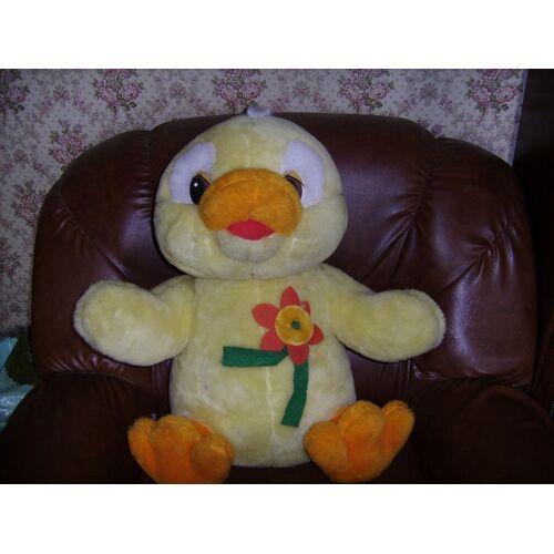 Peluche Poussin - 65 Cm