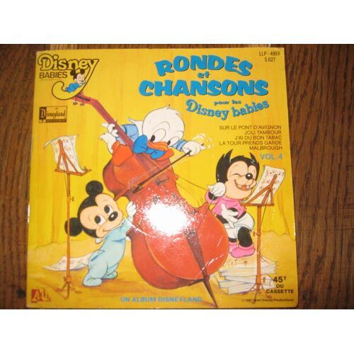 Rondes Et Chansons  Pour  Les Disney Babies  Vol 4