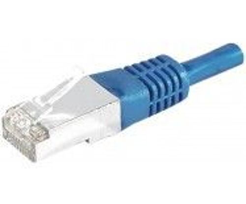 Cordon RJ45 patch SSTP CAT 6 Bleu - 0,70 m