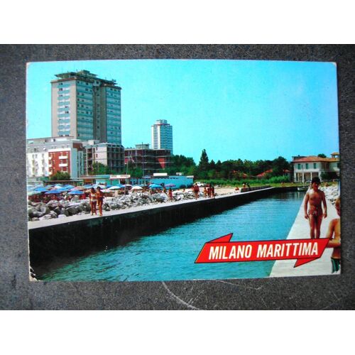 Carte Postale De 1972 Riviera Adriatica Milano Marittima Le Port Canal