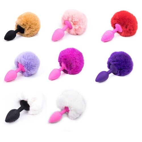 Plug Anal Queue De Lapin Renard En Silicone Pour Adultes, Jouets Sexuels Anaux Pour Couples Et Hommes