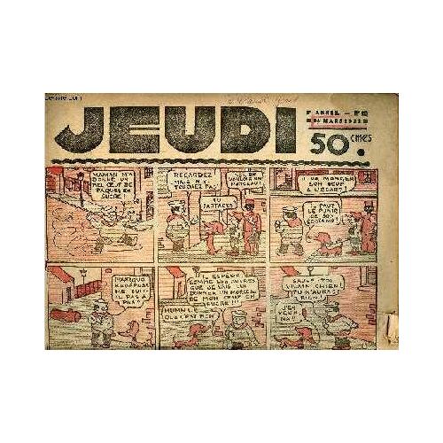 Jeudi - N° 20 - 24 Mars 1932 - Frisepoulet Et L Oeuf De Pâques Par Michel Herbert - Soyons Gais ! Par Luk Le Gai - Château-Gaillard Par Germaine Ramos - Dans Les Grandes Prairies Par Woestyn - Pipe Et(...)