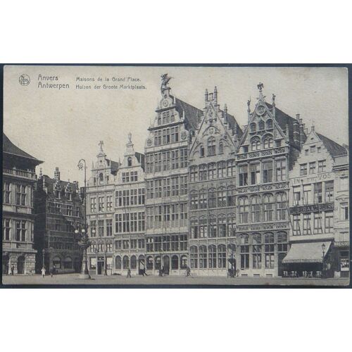 Carte Postale Ancienne - Anvers - Maisons De La Grand'place