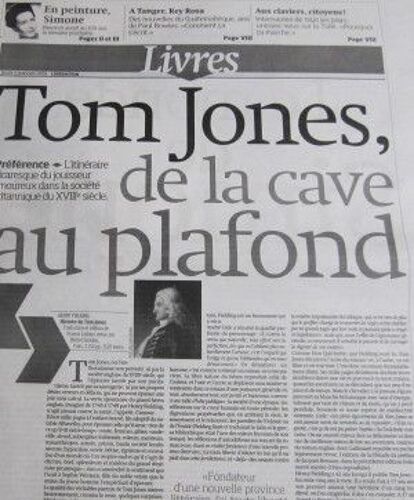 Libération, Supplément Livres Du 03/01/08  N° 0 : H. Fielding : Histoire De Tom Jones / Centenaire Beauvoir