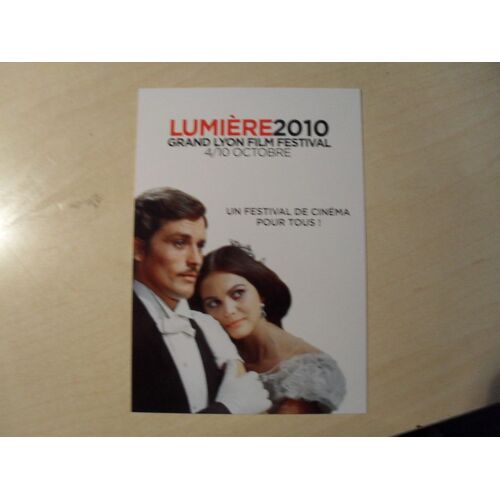 Carte Lumière 2010, Grand Lyon Festival 4/10 Octobre, Alain Delon En Photo