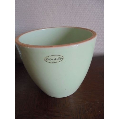 Cache-Pot Rond Vert
