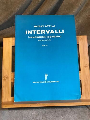 Bozay Attila Intervalli Pour Piano Opus 15 Partition Éditions Emb