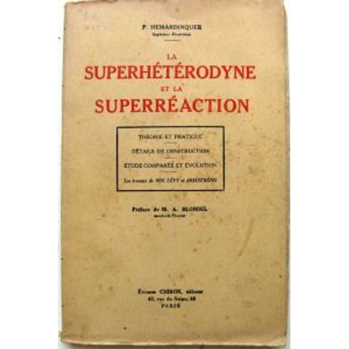 La Superhétérodyne Et La Superréaction