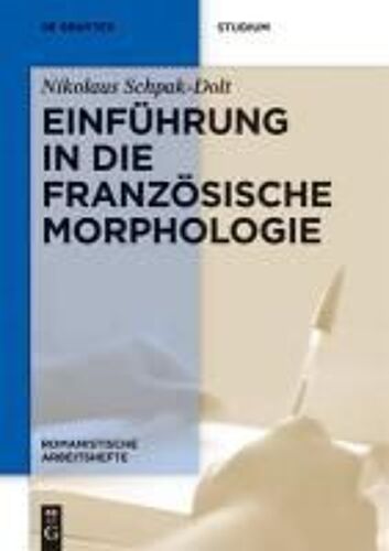 Einführung In Die Französische Morphologie