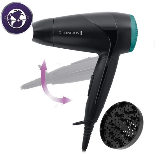Sèche Cheveux De Voyage Avec Poignée Pliable 2000w Noir