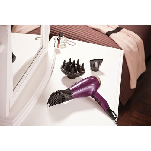 Sèche Cheveux Ionique Ultra Performant 2300w Violet Noir Doré
