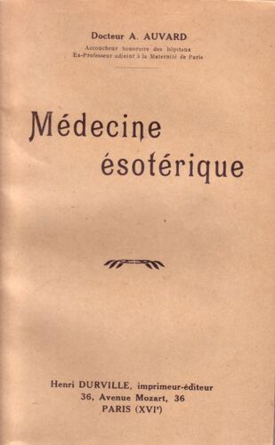 " Médecine Ésotérique "