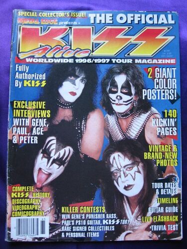 Kiss  Alive Worldwide 1996/1997 Tour Magazine Hors-Série N° 65 : Metal Edge Presents  The Kiss Alive Worldwide 19965/1997 Tour Magazine