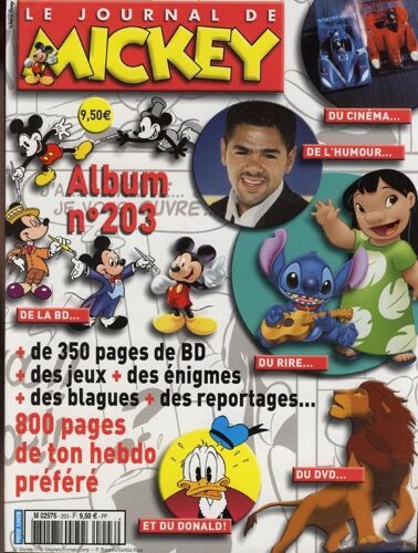 Album Du Journal De Mickey  N° 203