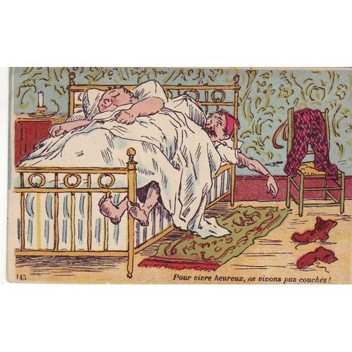 Pour Vivre Heureux, Ne Vivons Pas Couchés - Ref 002 138