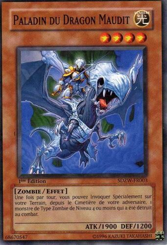Paladin Du Dragon Maudit - Commune - Vf - Sdzw