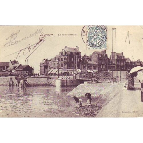 Le Treport - Le Pont Tournant - Obliteration 1904 - Ref 002 052