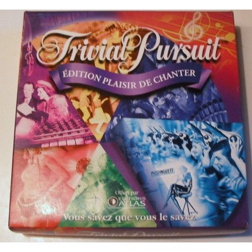 Trivial Pursuit Edition Plaisir De Chanter - Format Mini Par Les Editions Atlas