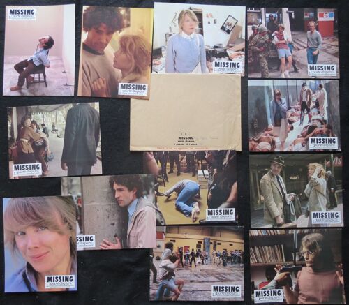 Missing - Port? Disparu - Missing : Jeu De 12 Photos D'exploitation De Cin?ma - Chaque Petite Affiche 27x21 Cm - De Costa-Gavras Avec Jack Lemmon, Sissy Spacek, John Shea - Film 1982