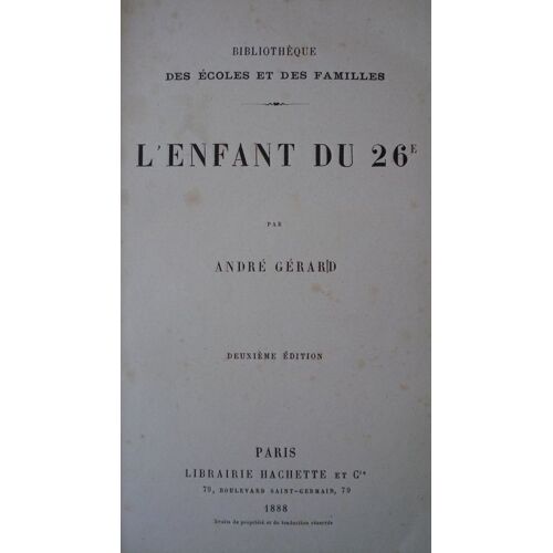 L'enfant Du 26e