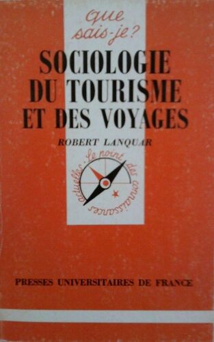 Sociologie Du Tourisme Et Des Voyages