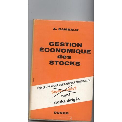 Gestion Économique Des Stocks