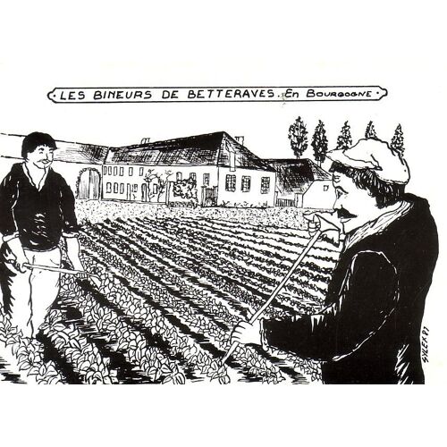 Dessin De Silex, Les Bineurs De Betteraves En Bourgogne