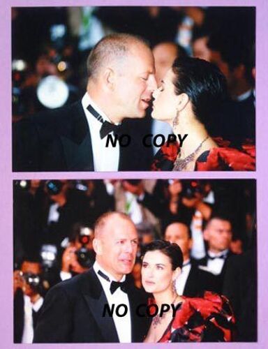 Photo Demi Moore Et Bruce Willis - Lot De 2 Photos Format 10x15 - Festival De Cannes - French Riviera