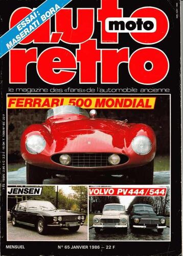 Auto Retro Moto  N° 65 : Ferrari 500 Mondial, Jensen, Volvo Pv444/544