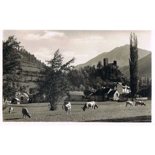 Carte Postale Ancienne, France, Hautes Pyrénées ( 65 ), Luz, Les Ruines Du Château Sainte Marie