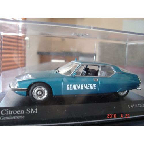 Citroen Sm Gendarmerie 1970 1/43e-Minichamps