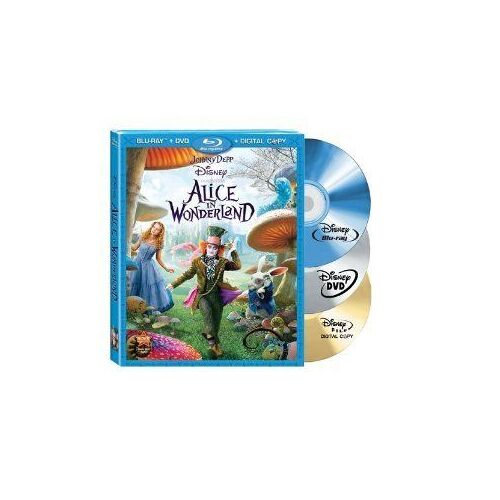 Alice In Wonderland Combo Blu-Ray - Dvd - Digital Copy + Film Cell Photo Frame