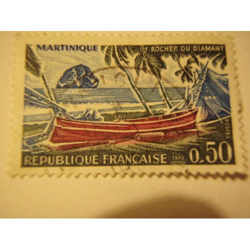 Timbre - Martinique - Rocher Du Diamant - 1970 - Y & T N° 1644