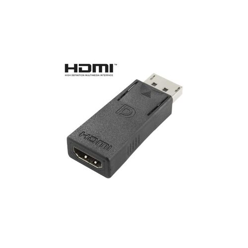 Noir Adaptateur vidéo femelle DisplayPort mâle vers HDMI