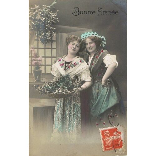 Cartes Anciennes .(3) - Bonne Et Heureuse Année .