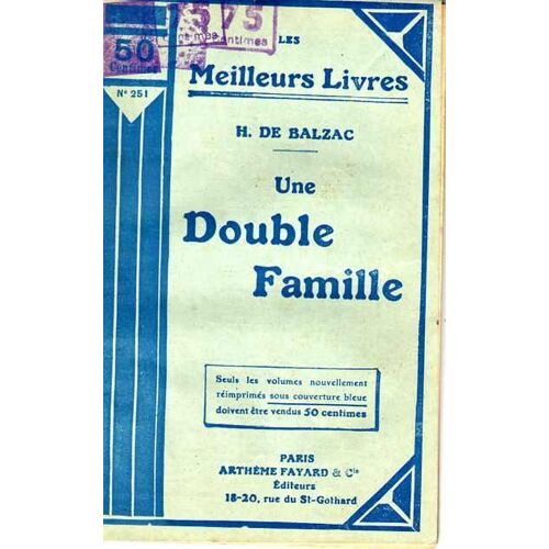 Les Meilleurs Livres - Une Double Famille