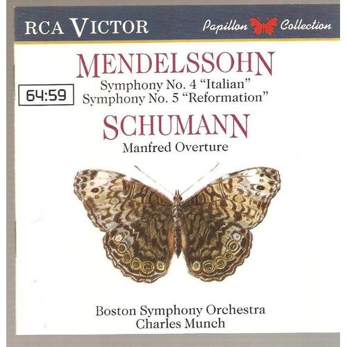 Symphonies Nos. 4 & 5 Boston Symphony Orchestra Orch. C. Münch