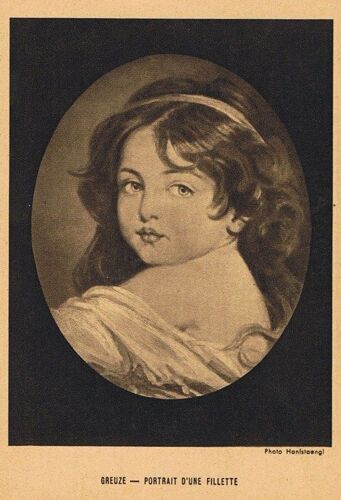 Portrait  D'une  Fillette Et  D'un  Jeune Garçon . Photo De " Hanfstaengl Et Bulloz " . 2 Cartes Anciennes ( Souple).