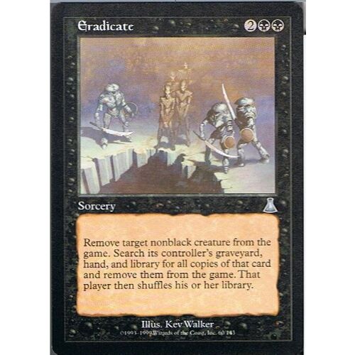 Eradicate ( Eradication Rigoureuse ) - Magic Mtg - Destiny 60 - U