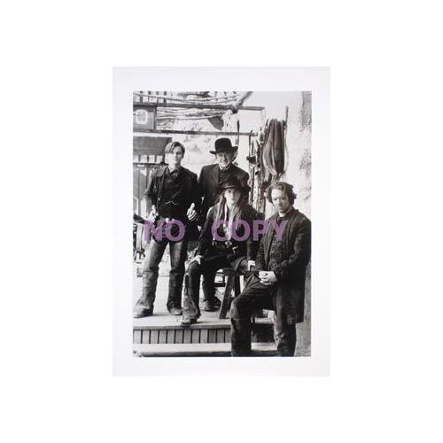 Photo Russell Crowe Sharon Stone Leonardo Di Caprio Et Gene Hackman  -  Mort Ou Vif  -  The Quick And The Dead -  Format 13x18cm