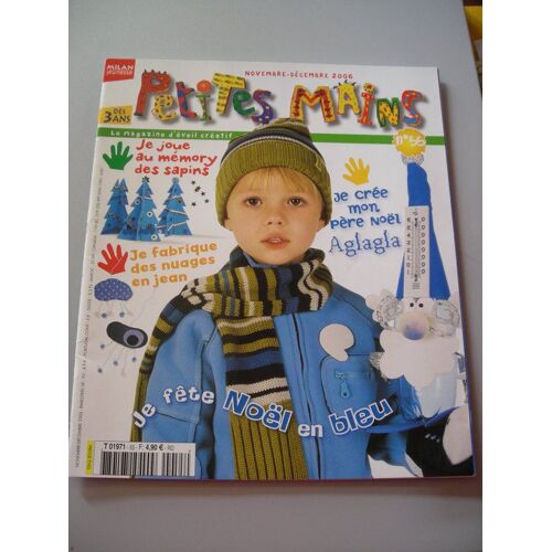 Petites Mains  N° 55 : Je Fête Noel En Bleu