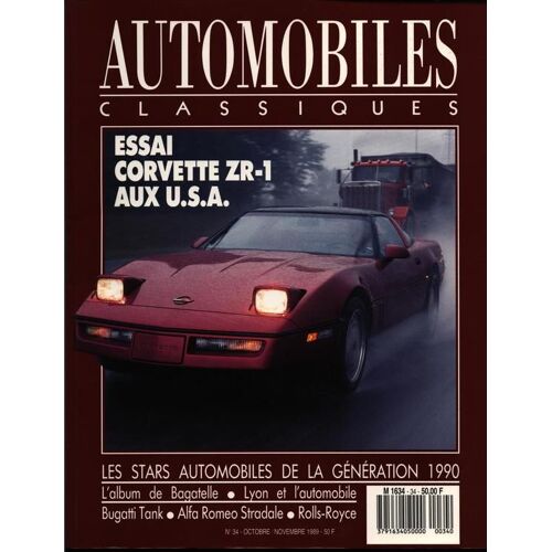 Automobiles Classiques  N° 34 : Essai Corvette Zr1 Aux Usa