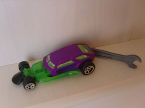 Hot Wheels - Voiture verte et violette A Friction A Décorer - Mc Do , Mc Donald