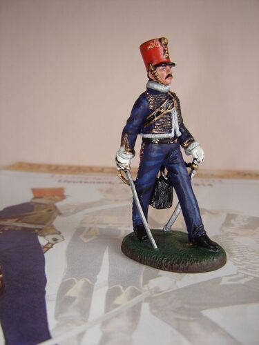 Del Prado Soldats Des Guerres Napoleoniennes Avec Fascicule : N° 90 Campagne De France, Lieutenant 6e Hussards 1814
