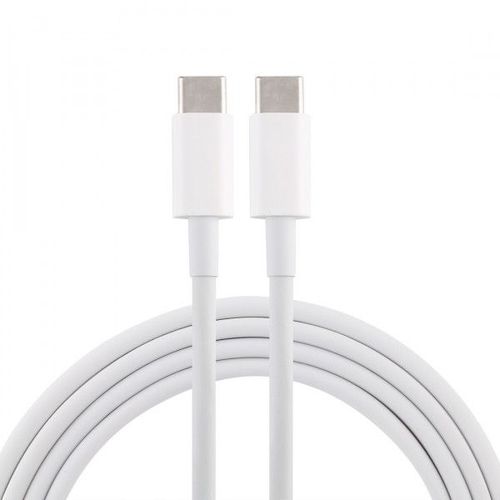 Câble USB PD 5A Câble de charge rapide USB-C / Type-C mâle vers USB-C / Type-C mâleLongueur de câble 2 m blanc