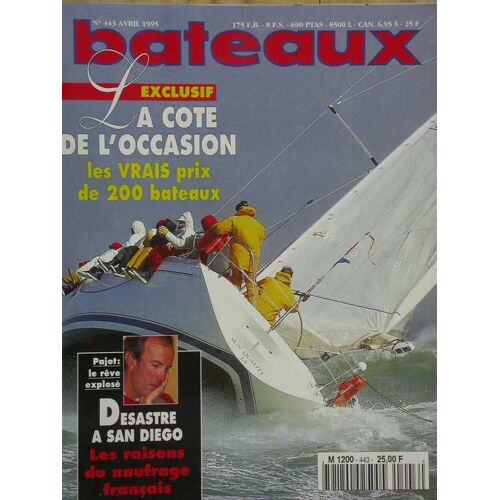 Bateaux  N° 443 : Avril 1995 - L'île De Sein - Gib'sea 334 - America's Cup - La Cote De L'occasion - Les Palans De Grand-Voile -