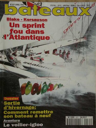 Bateaux  N° 431 : Blake-Kersauzon Un Sprint Fou Dans L'atlantique